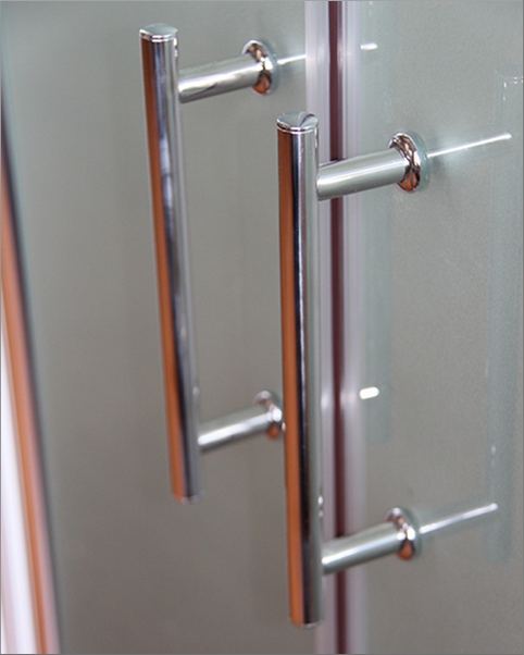 Satinierte Duschabtrennung, Pendeltür, Duschtür 680-1430 mm, alle